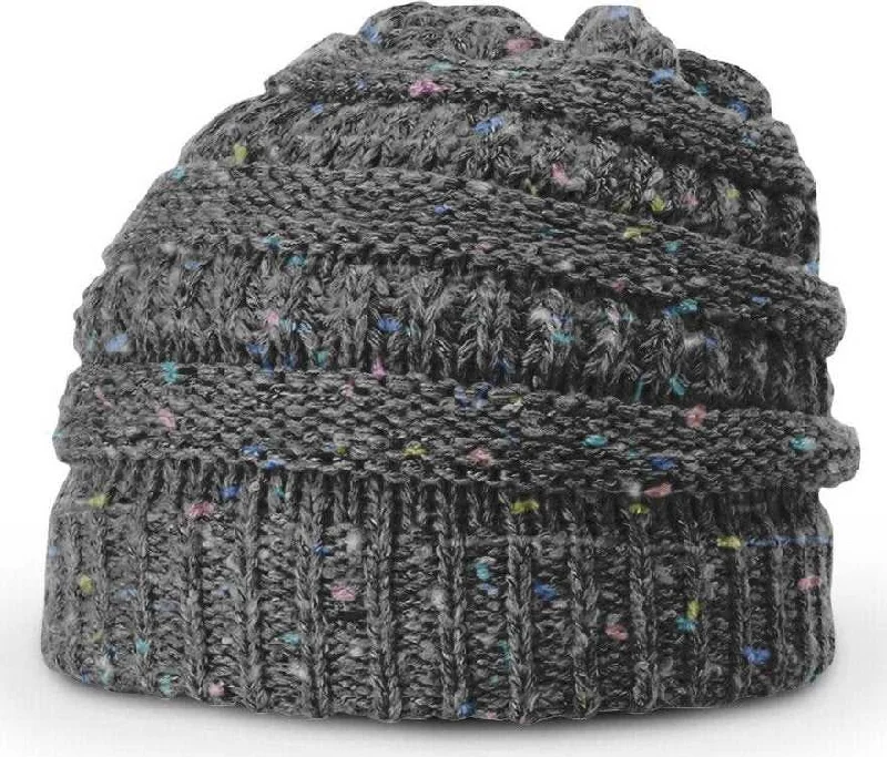 Richardson 157 Speckled Beanies - Heather Charcoal