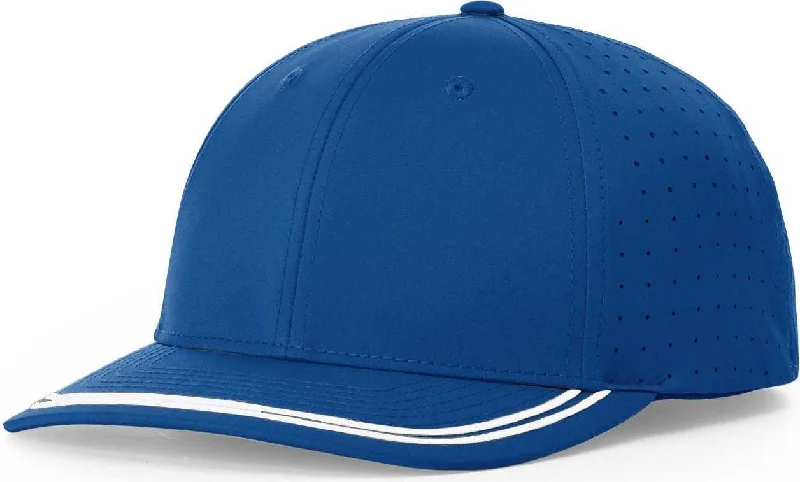 Richardson 176 Lite Performance Caps- Royal White