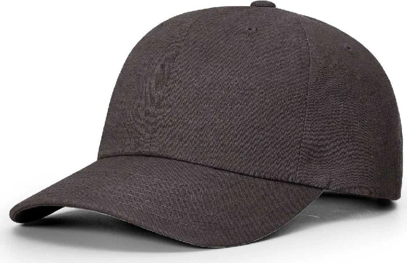 Richardson 252L Premium Linen Dad Hat Caps- Dark Charcoal