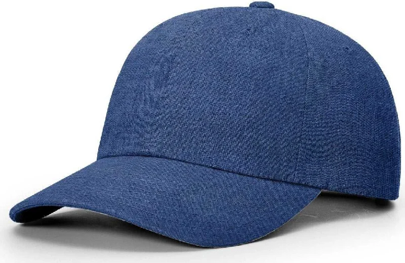 Richardson 252L Premium Linen Dad Hat Caps - Insignia Blue