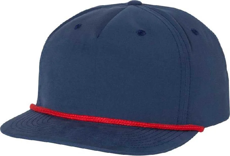 Richardson 256 Umpqua Snapback Cap - Navy Red