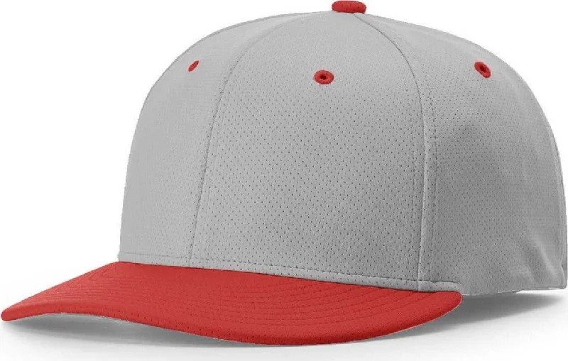 Richardson PTS50 Matrix R-Flex Cap - Gray Red Comb