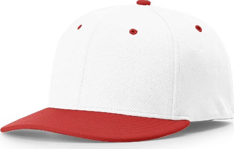 Richardson PTS50 Matrix R-Flex Cap - White Red Comb