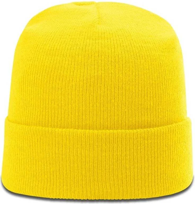 Richardson R18 Solid Beanies with Cuff - Neon Yellow