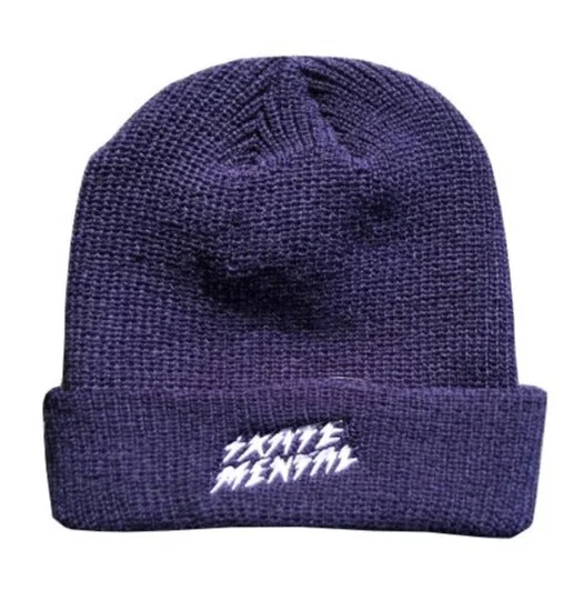 Skate Mental Bolts Beanie - Navy