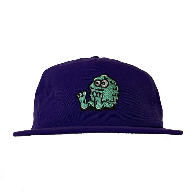 Snot Wheel Co 5 Panel Cap - Purple