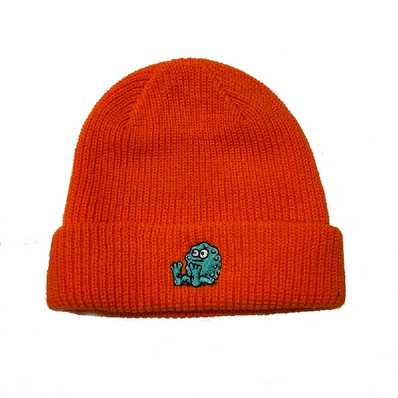 Snot Wheel Co Beanie - Orange