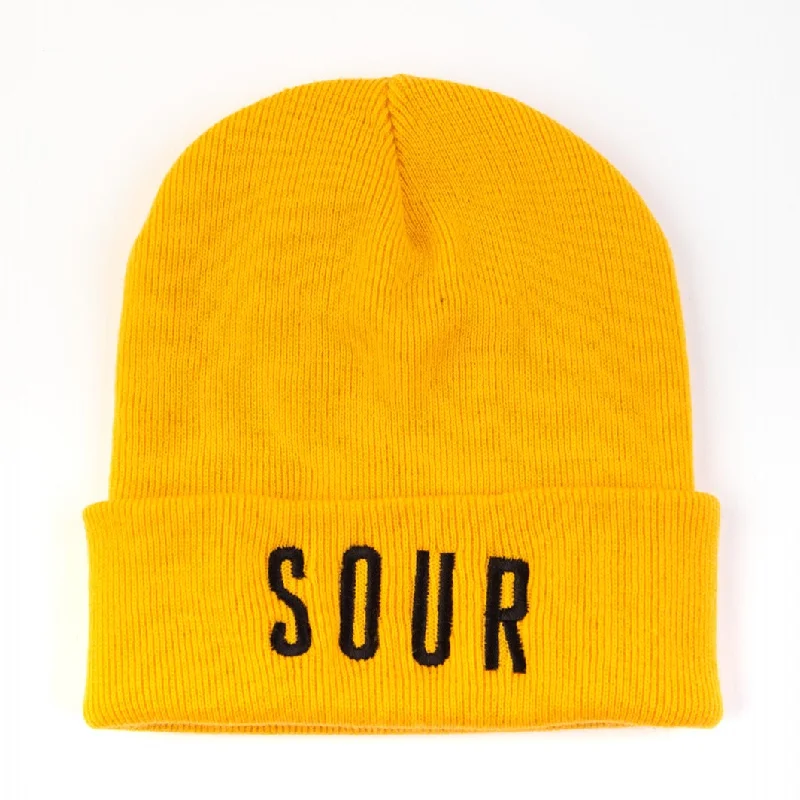 Sour Solution Skateboards GM Beanie - Yellow