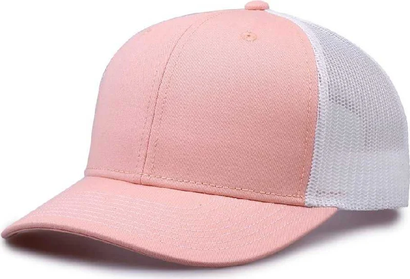 The Game GB452E Everyday Trucker Cap - Creamsicle White