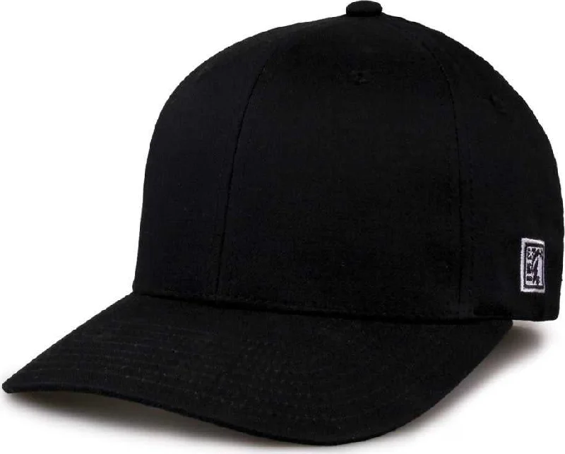 The Game GB514 Tri Blend Stretch Fit Cap - Black