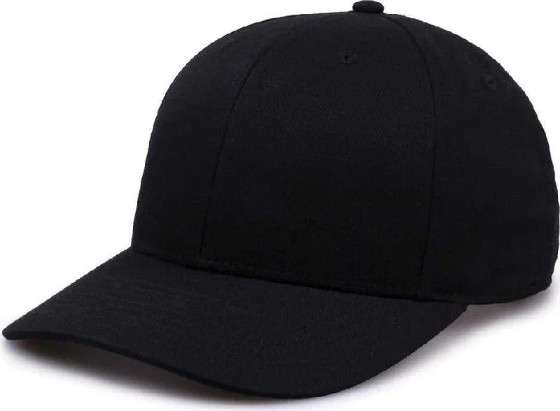 The Game GB515 Twill Snapback Cap - Black