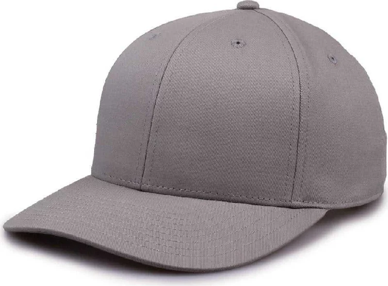 The Game GB515 Twill Snapback Cap - Gray