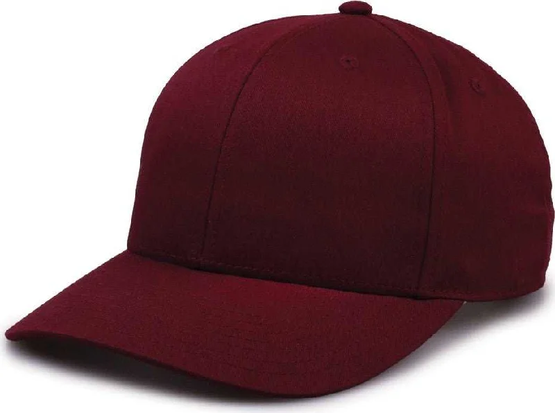 The Game GB515 Twill Snapback Cap - Maroon