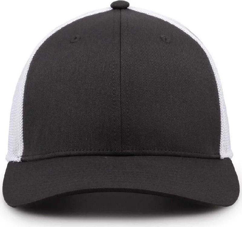 The Game GB518 Everyday Trucker Cap - Dark Gray White