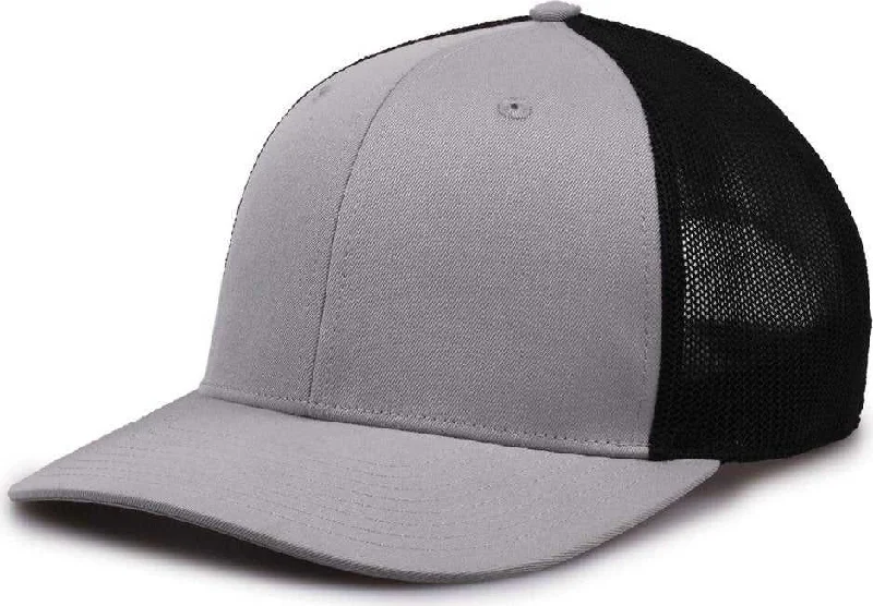 The Game GB518 Everyday Trucker Cap - Gray Black