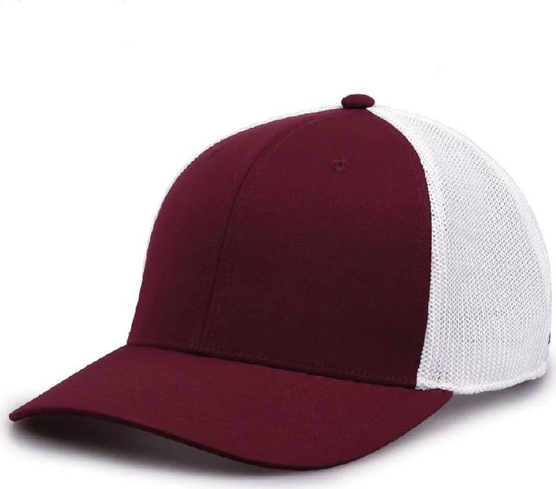 The Game GB518 Everyday Trucker Cap - Maroon White