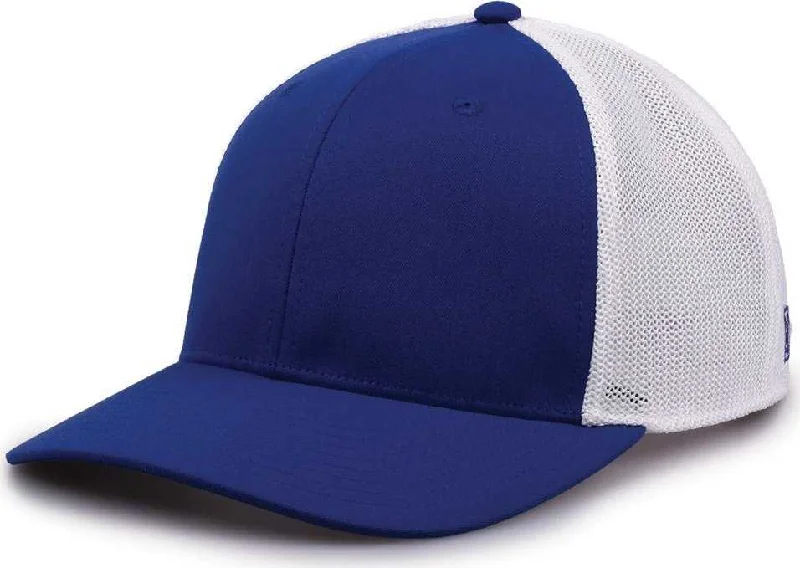 The Game GB518 Everyday Trucker Cap - Royal White