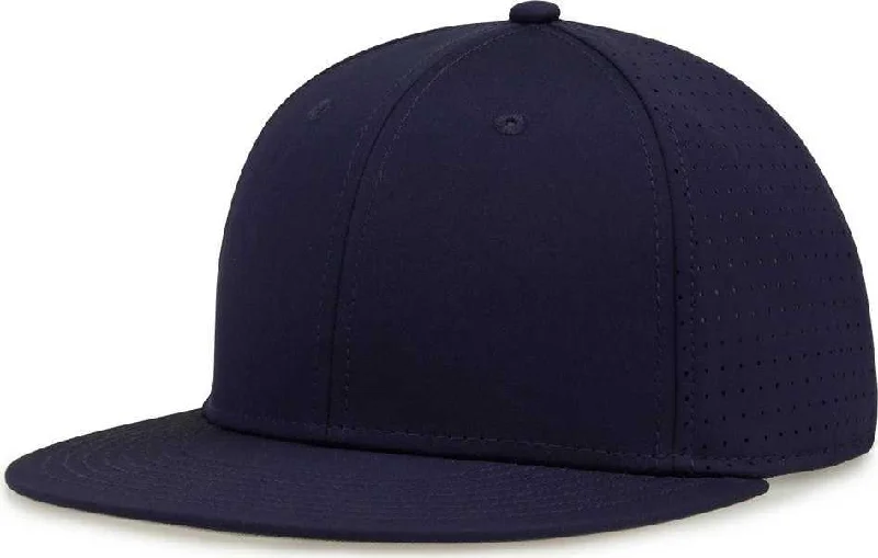 The Game GB906 Perforated GameChanger Snapback Cap - Navy