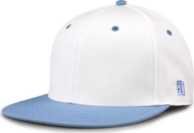 The Game GB997 Pro Shape GameChanger Cap - White Columbia Blue