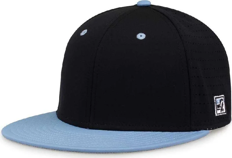 The Game GB998 Perforated GameChanger Cap - Black Columbia Blue