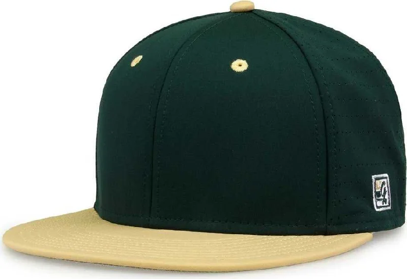 The Game GB998 Perforated GameChanger Cap - Dark Green Vegas Gold