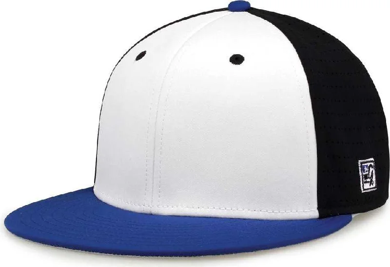 The Game GB998 Perforated GameChanger Cap - White Black Royal