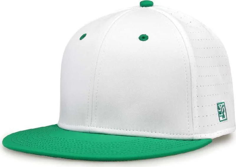 The Game GB998 Perforated GameChanger Cap - White Kelly Green