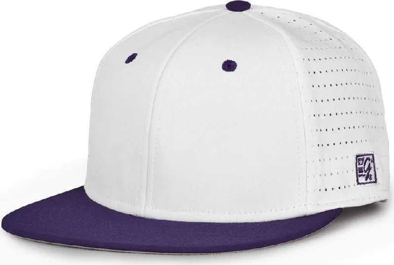 The Game GB999 Low Pro Perforated GameChanger Cap - White Purple