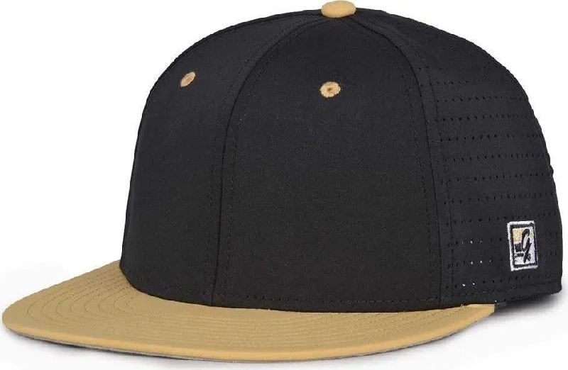 The Game GB999 Low Pro Perforated GameChanger Cap - Black Vegas Gold