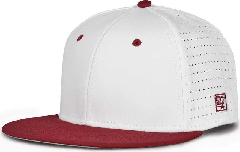 The Game GB999 Low Pro Perforated GameChanger Cap - White Cardinal