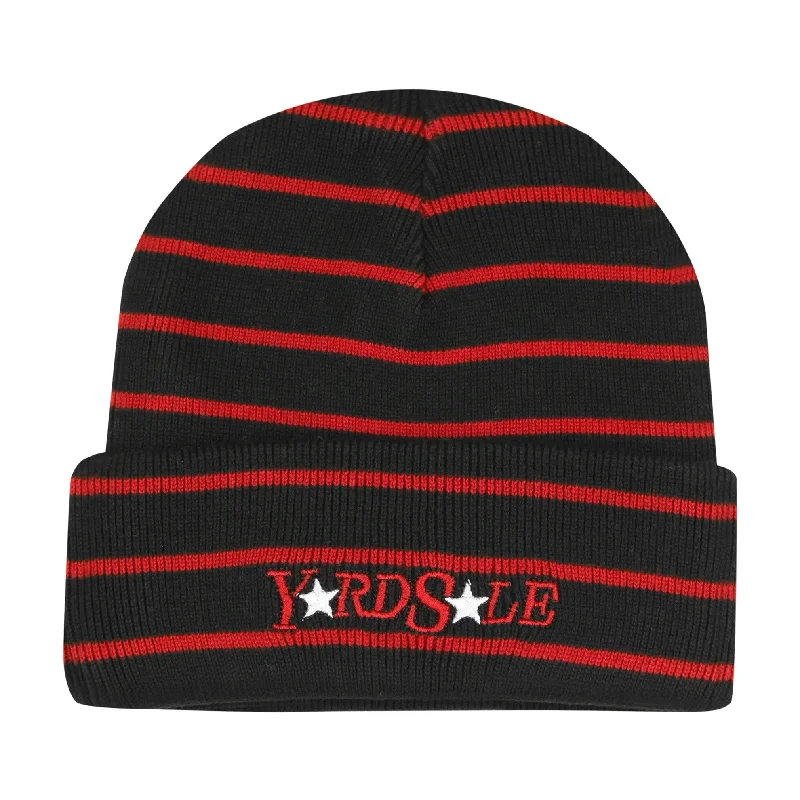 Yardsale Magic Stripe Beanie - Black/Red