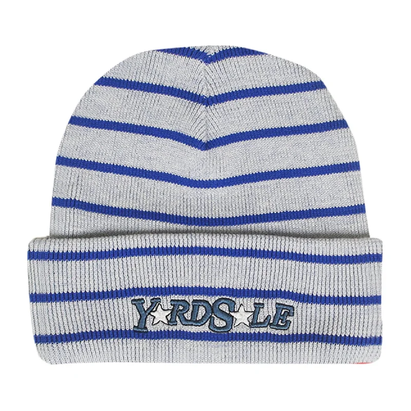 Yardsale Magic Stripe Beanie - White/Blue