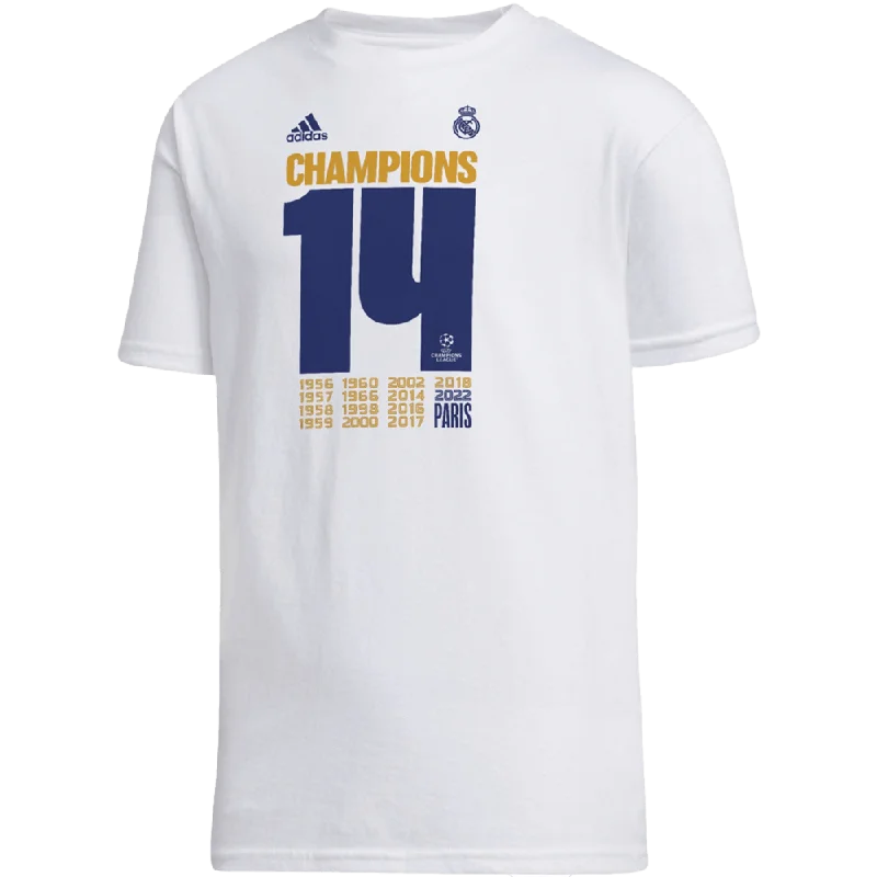 Adidas Real Madrid Champions Amplifier Youth Tee