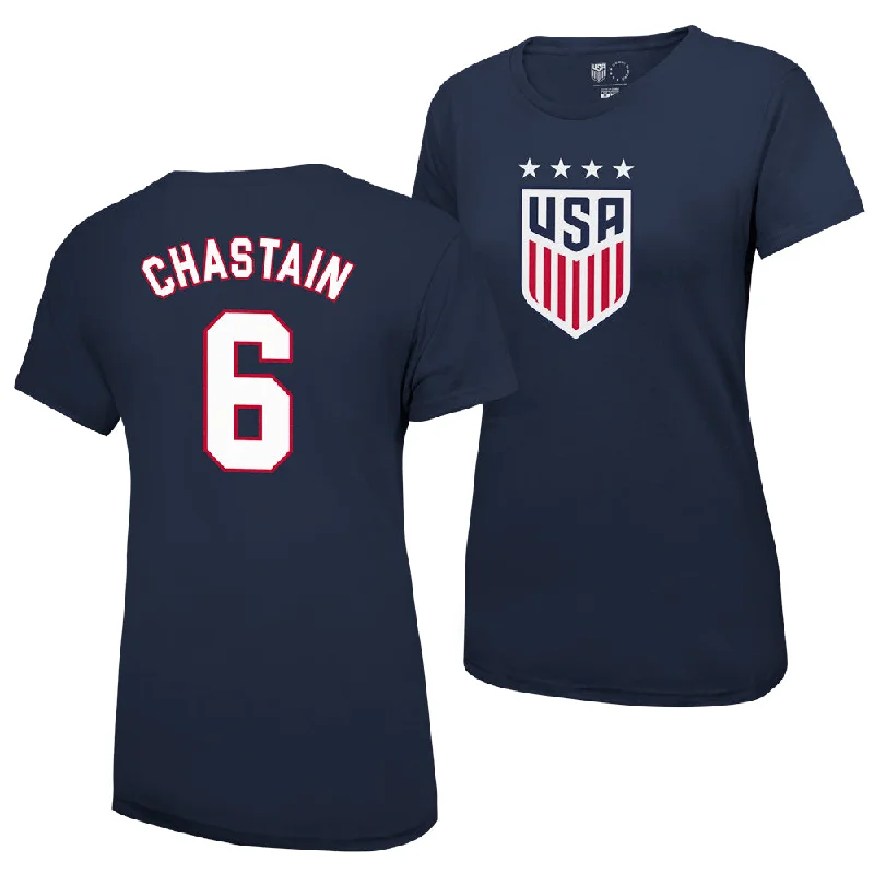 Brandi Chastain 1999 USWNT Women's 4 Star T-Shirt