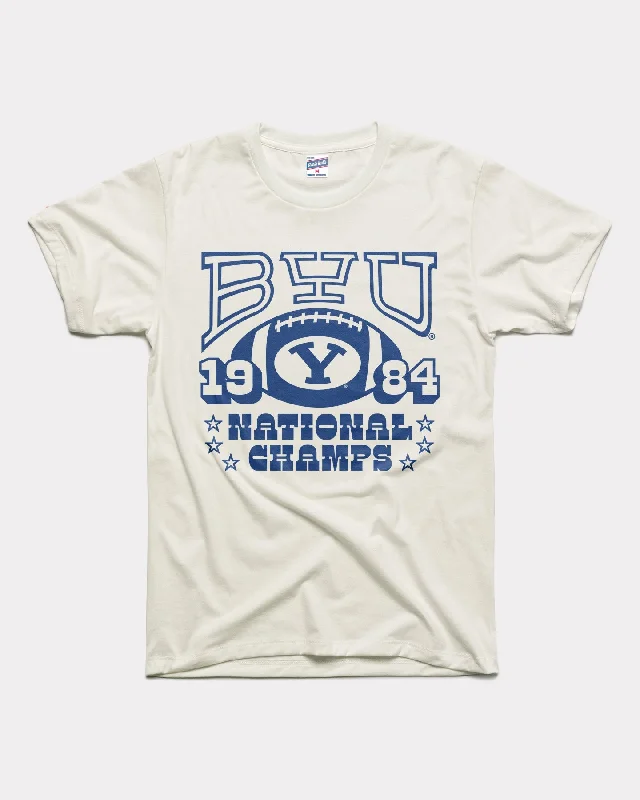 BYU Football 1984 National Champs White T-Shirt