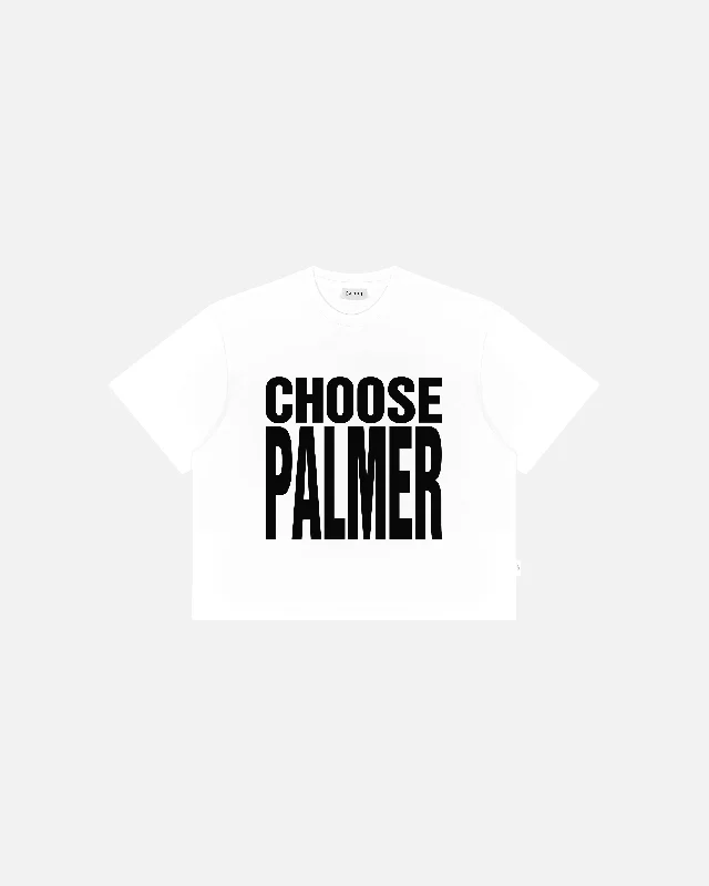 CHOOSE PALMER Crop Fit Tee