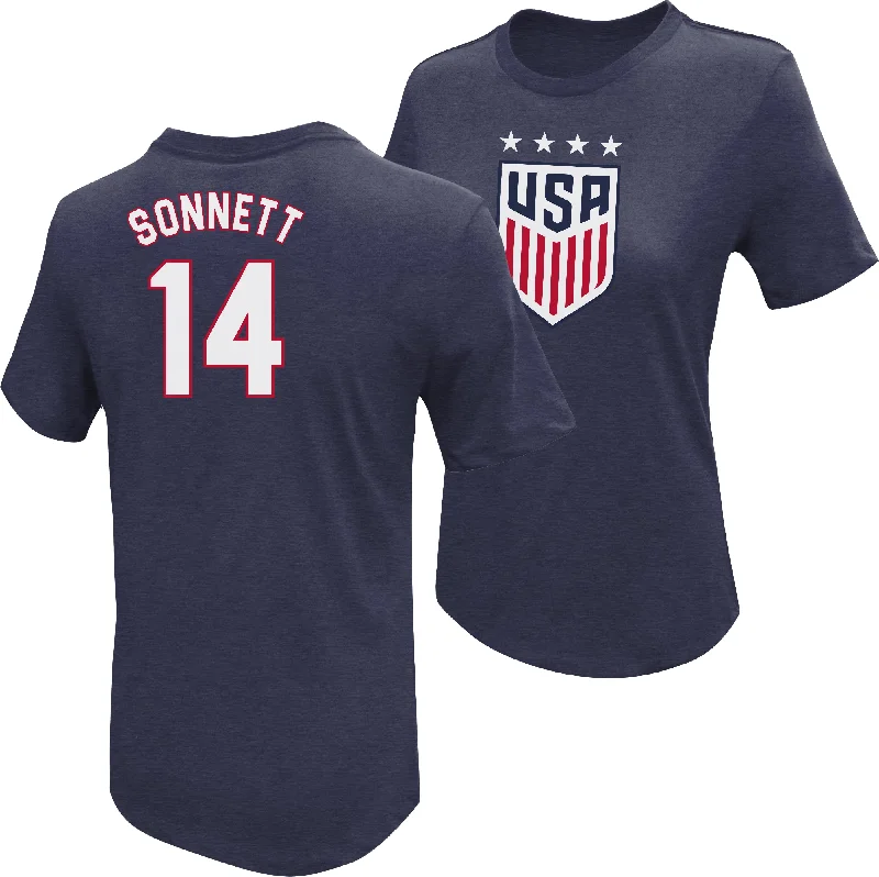 Emily Sonnett USWNT Unisex 4 Star T-Shirt