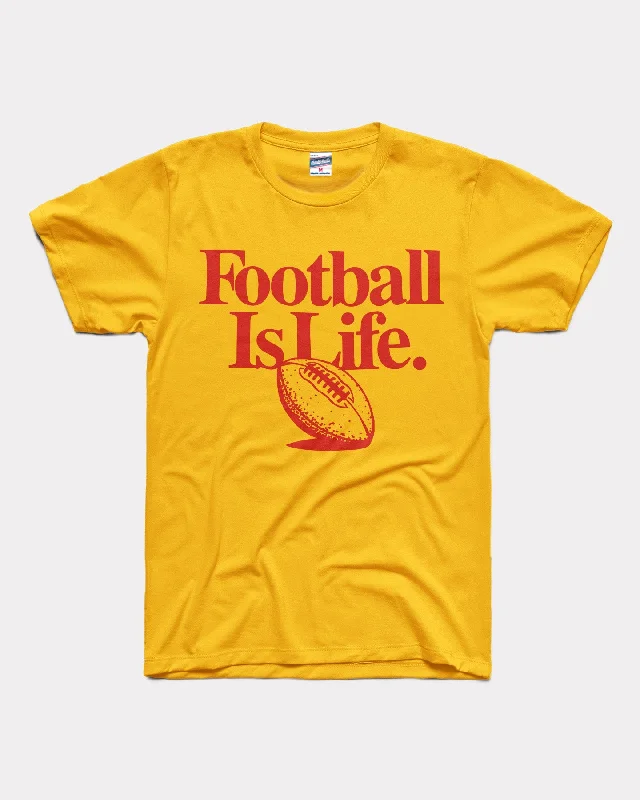 Football is Life Gold T-Shirt