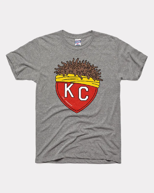 Franchise KC Heart Vintage Grey T-Shirt