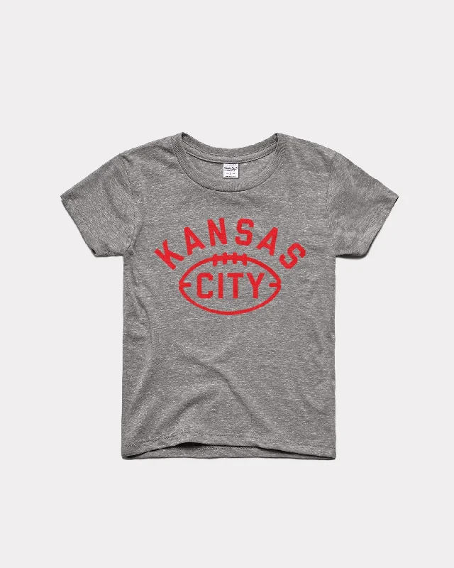 Kids Kansas City Football Vintage Grey T-Shirt