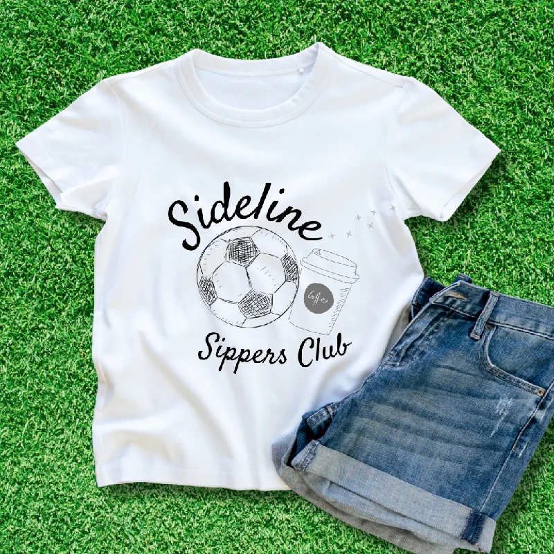 Sideline Sippers Club Soccer Short Sleeve T-Shirt