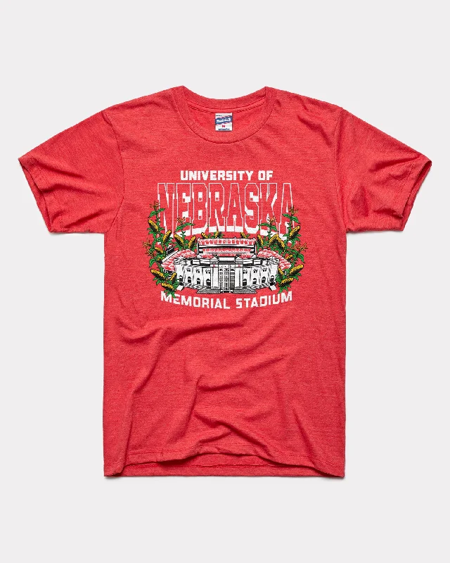 Nebraska Cornhuskers Memorial Stadium Red T-Shirt