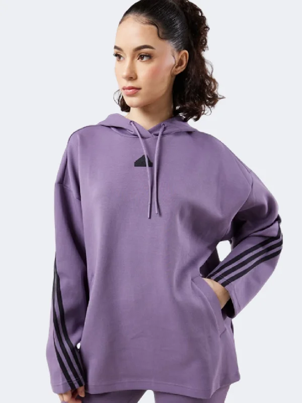 Adidas Future Icons 3S Women Sportswear Hoody Shadow Violet