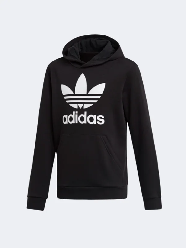 Adidas Trefoil Kids-Unisex Lifestyle Hoody Black/White