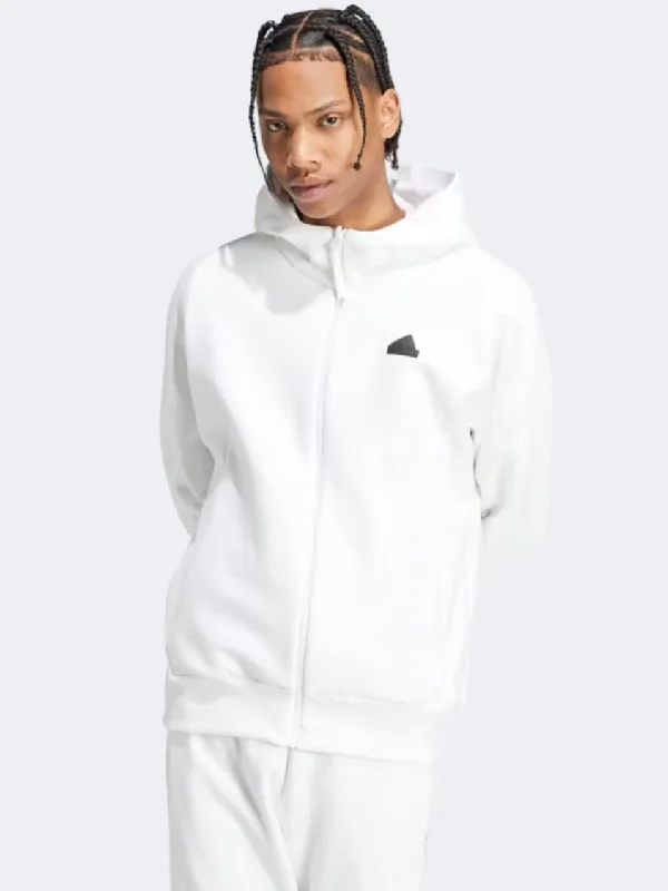 Adidas Z N E Men Sportswear Hoody White