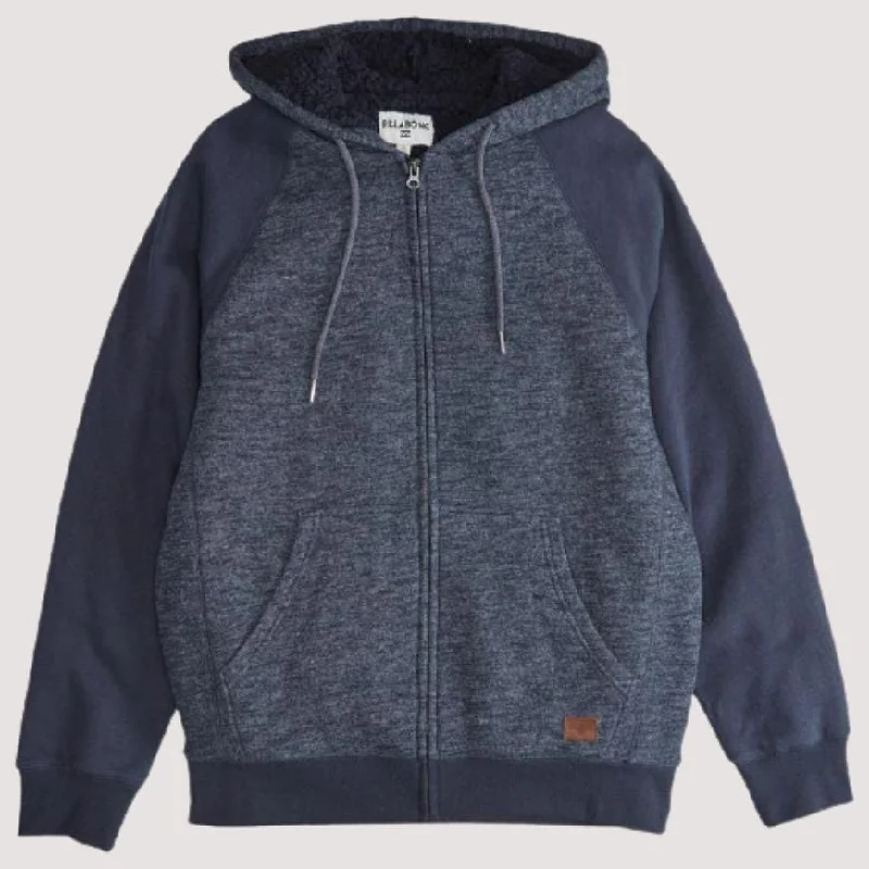 Billabong Balance Sherpa Zip Men Lifestyle Hoody Navy