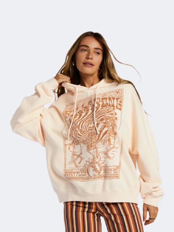 Billabong Keep Ridin Women Lifestyle Hoody Antique White