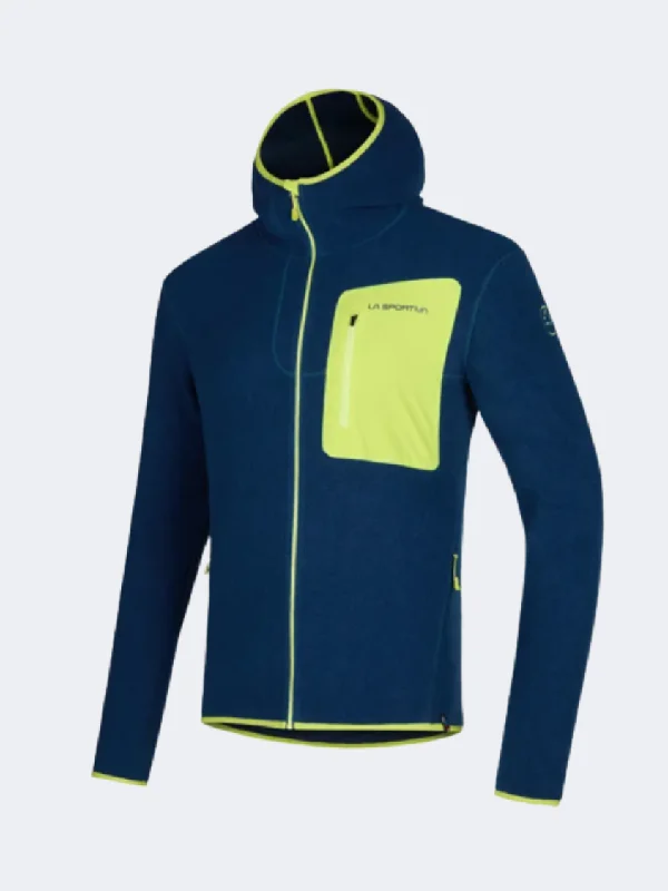 La Sportiva Agon Men Climbg Hoody Storm Blue/Lime