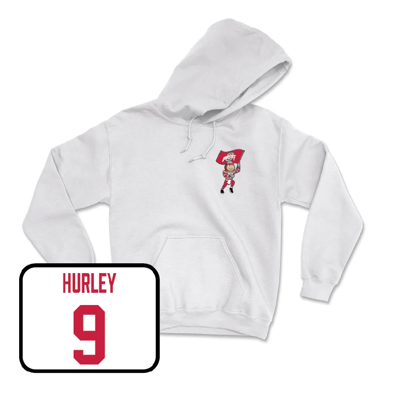 Men's Volleyball White Brutus Hoodie  - Daniel Hurley