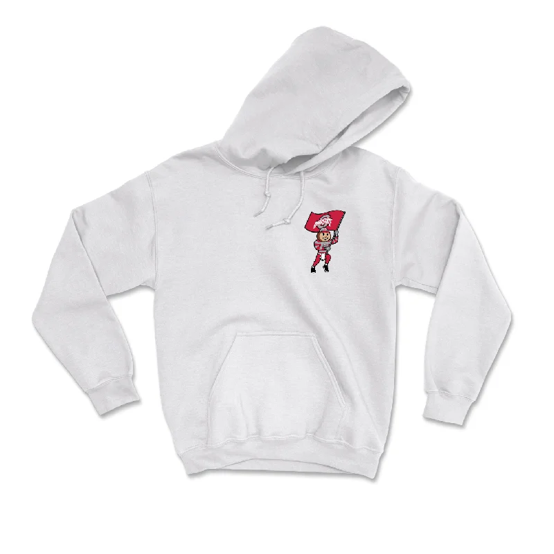 Men's Volleyball White Brutus Hoodie - Hudson Harris